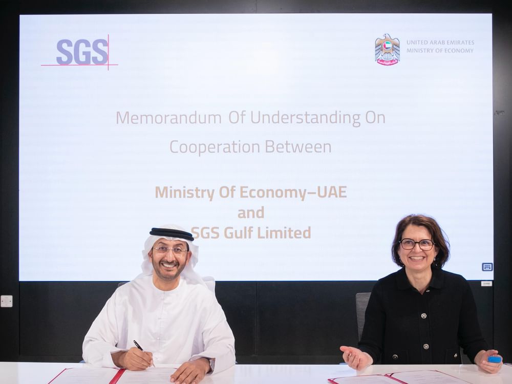 Ministry of Economy signs MoU with SGS Gulf Limited to enhance quality control over food, consumer products
