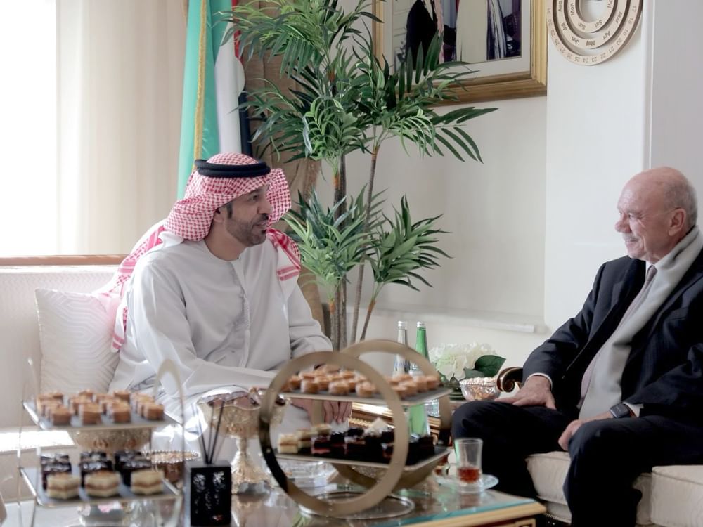 UAE Ambassador meets with Speaker of Jordanian Senate; discusses bilateral relations, cooperation
