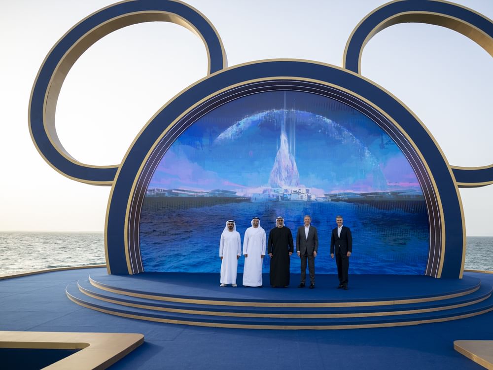 Khaled bin Mohamed bin Zayed witnesses announcement of Disney Theme Park Resort project on Yas Island, Abu Dhabi