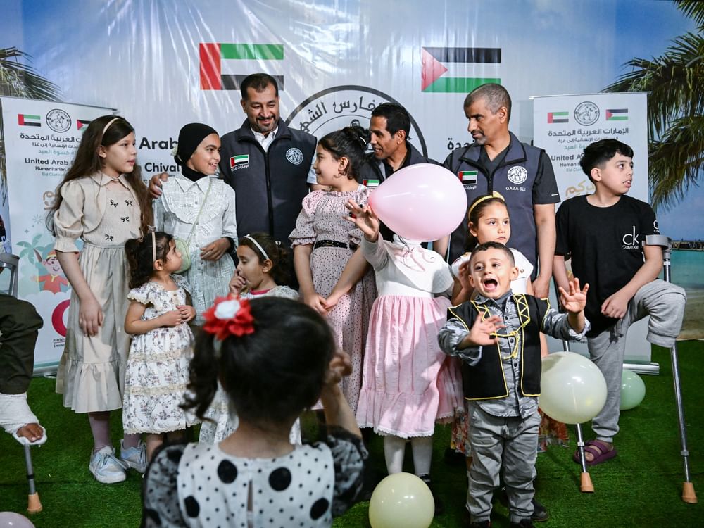 UAE Floating Hospital in Al-Arish distributes Eid gifts, clothing to patients, children