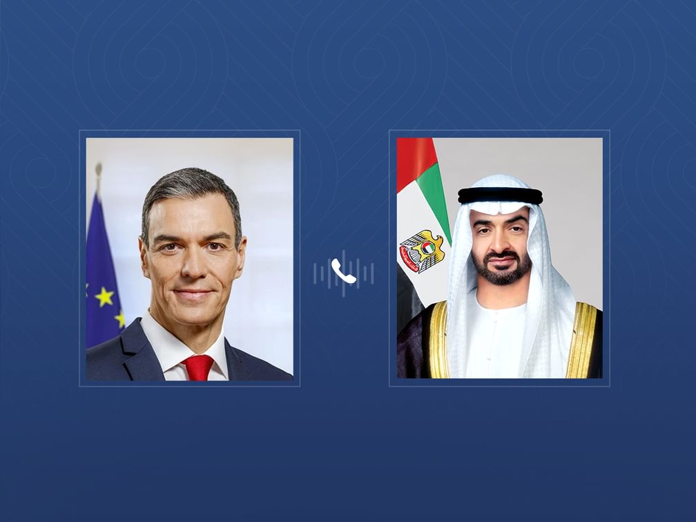 UAE President receives phone call from Spanish Prime Minister condemning Iranian attacks