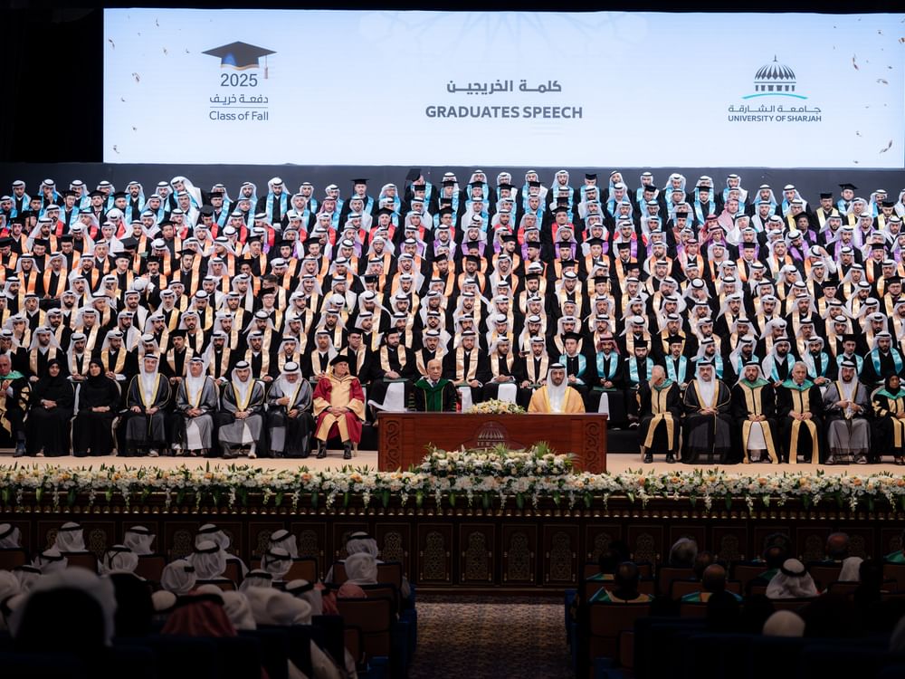 Sultan bin Ahmed attends UOS Fall 2025 graduation ceremony