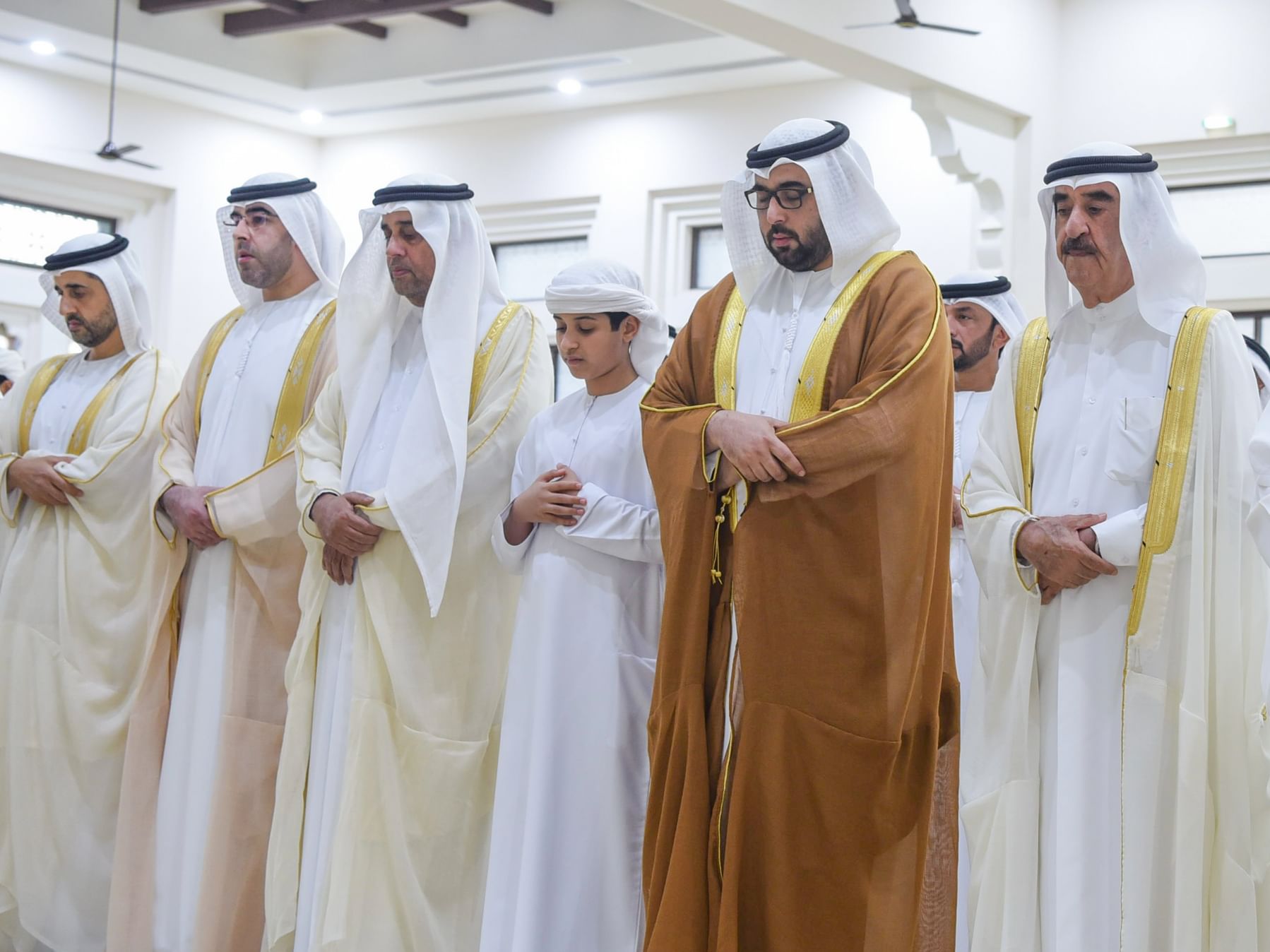 UAQ Ruler performs Eid-Al Adha prayer at Ahmed bin Rashid Al Mualla Mosque