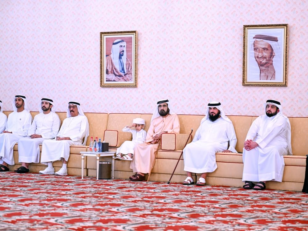 Mohammed bin Rashid meets with local dignitaries, business leaders and ...