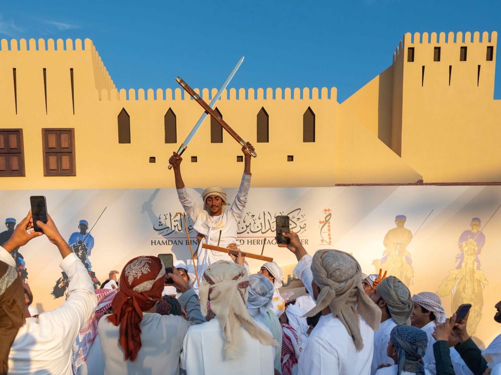 اختتام منافسات كأس فزاع للعرضة وسيف فزاع للزمط 