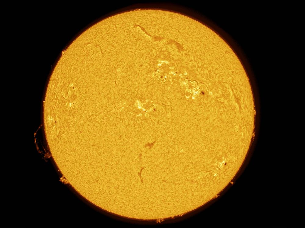 "مرصد الختم" يرصد ظواهر شمسية نادرة بالتزامن مع ازدياد النشاط الشمسي 