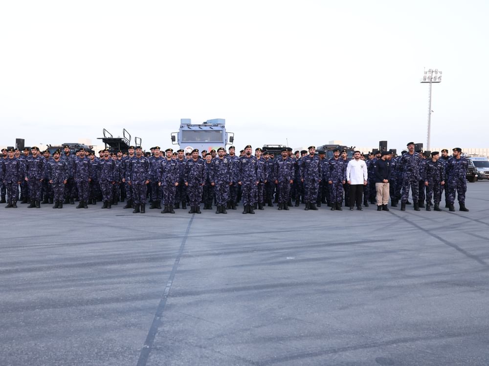 Una fuerza de seguridad de Emiratos Árabes Unidos llega a Catar para participar en el ejercicio Seguridad del Golfo Árabe 4