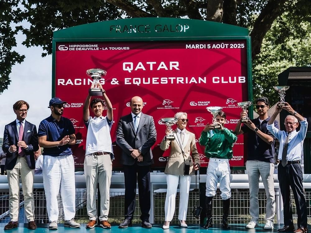 الجواد "كينج ميكر" يحصد لقب كأس الدوحة بزمن قياسي