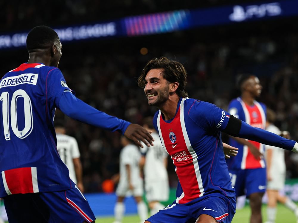 Paris Saint-Germain open Champions League campaign with win over Slovan Bratislava