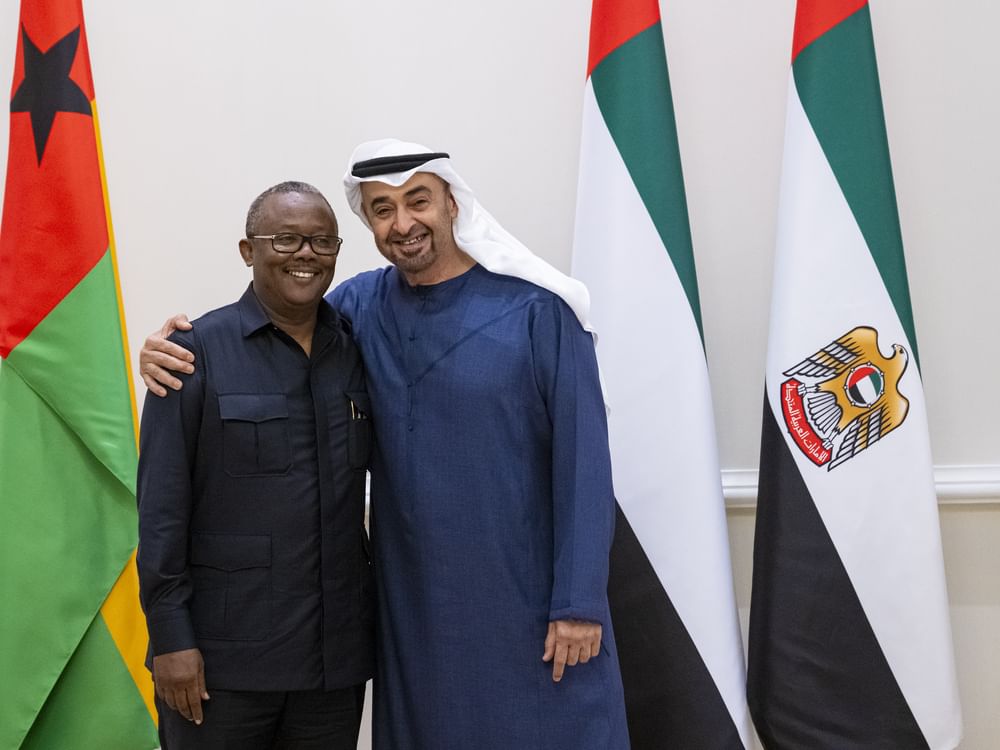 Presidente dos Emirados recebe presidente da Guiné-Bissau