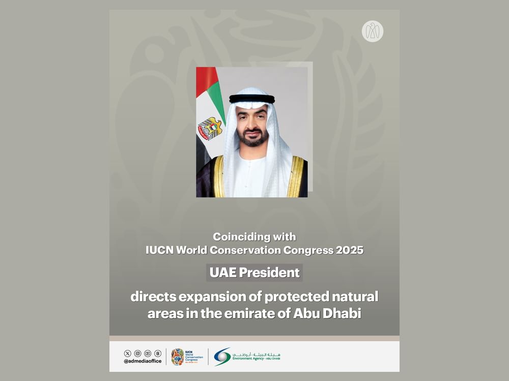 UAE President directs expansion of protected natural areas in emirate of Abu Dhabi