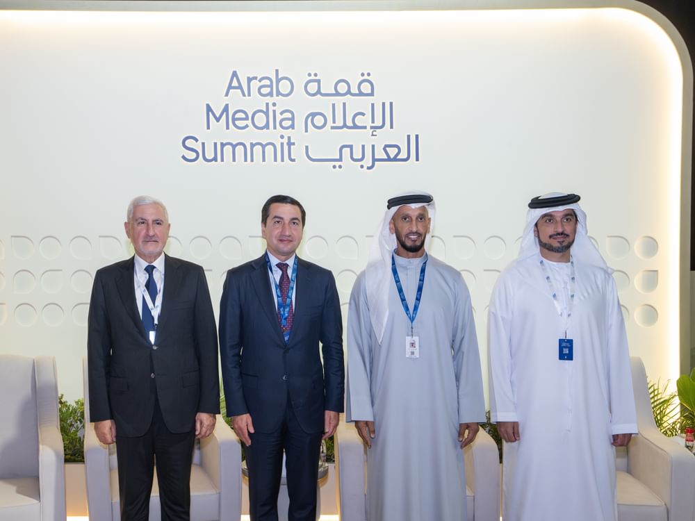 National Media Authority Chairman meets Azerbaijan's Presidential Aide; US Presidential Adviser