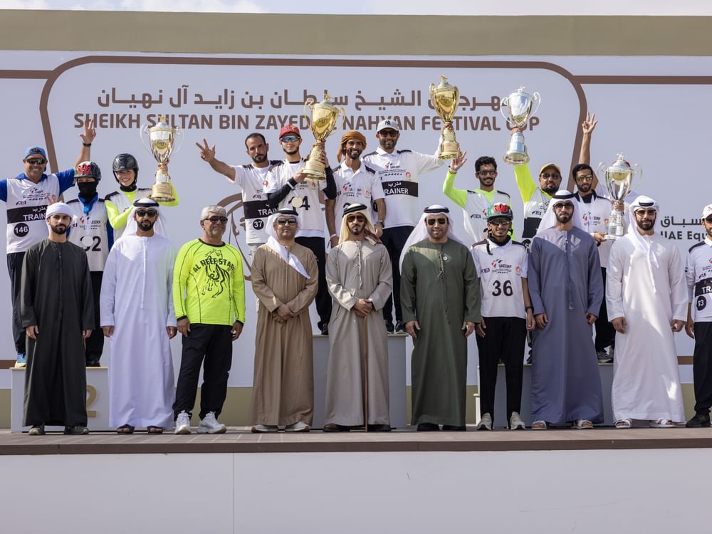 مهرجان سلطان بن زايد للقدرة يختتم فعالياته بتتويج الفائزين