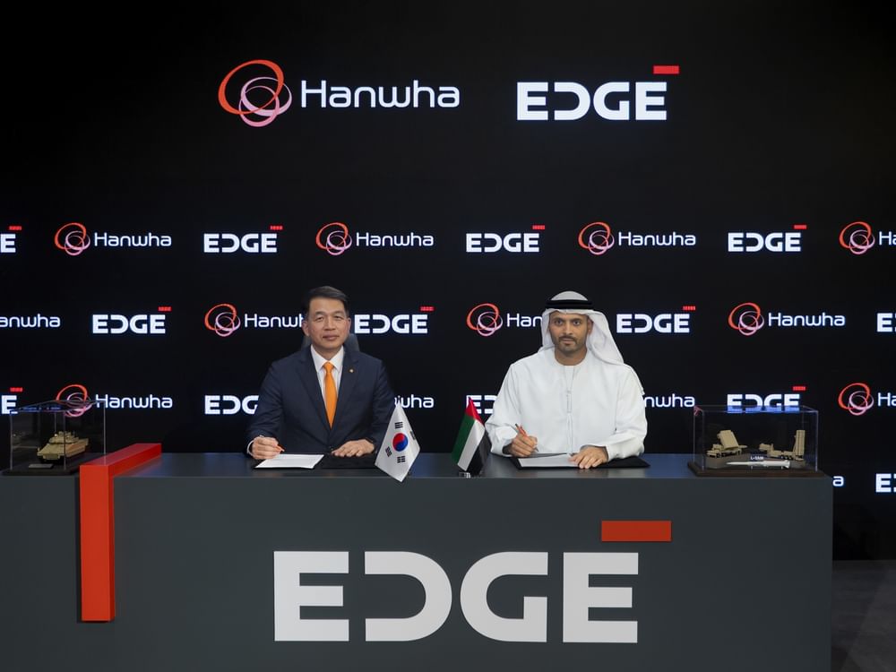 Hanwha, EDGE sign MoU to expand strategic defence cooperation