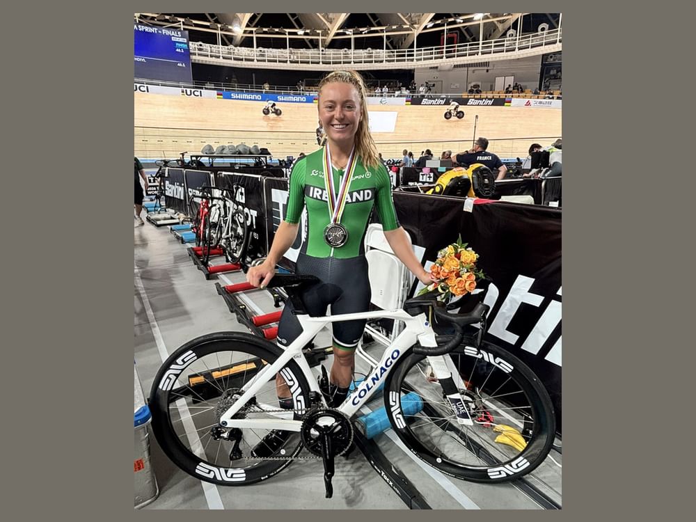 UAE Team L’IMAD's Lara Gillespie claims silver medal in UCI Track World Championships in Shanghai