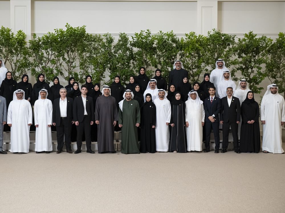 UAE President receives top Year 12 students for 2025-2026 academic year