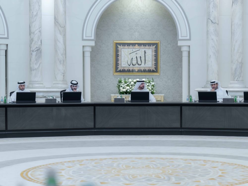 عبدالله بن سالم القاسمي يترأس اجتماع المجلس التنفيذي