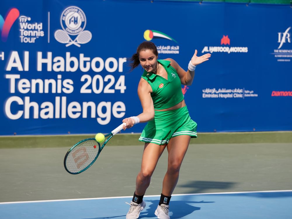 Russia's Kudermetova, Britain's Burrage advance to Al Habtoor Tennis Challenge's final