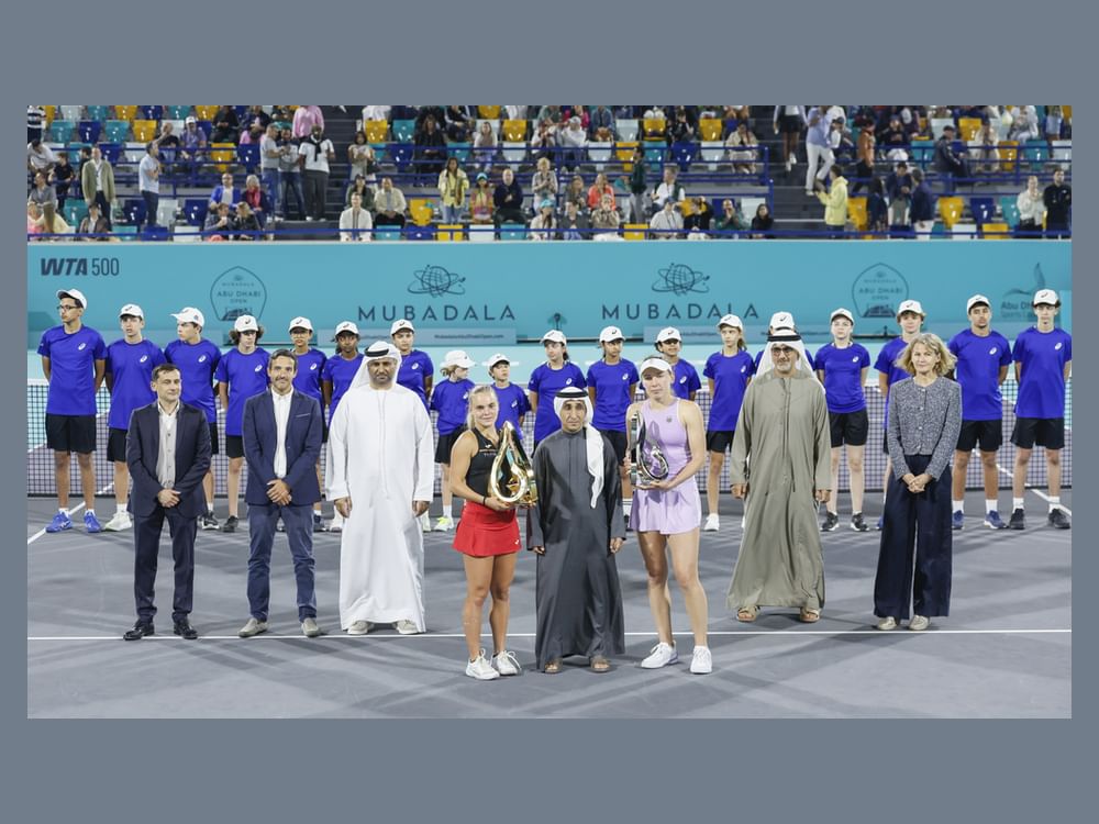 Czech Bejlek celebrates career-first WTA tour title at Mubadala Abu Dhabi Open