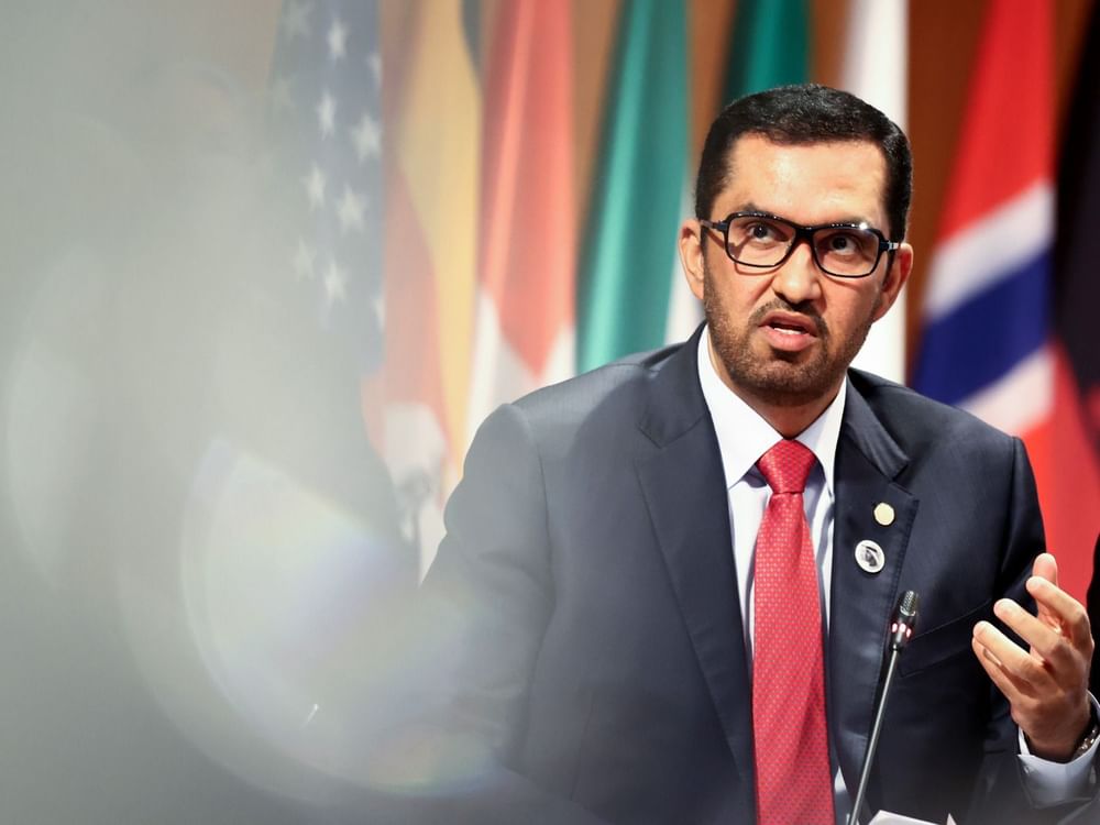 في كلمته أمام حوار بيترسبرغ للمناخ ..رئيس COP28 يدعو كافة الدول إلى تعزيز خططها للعمل المناخي بما يدعم تنفيذ "اتفاق الإمارات"التاريخي 