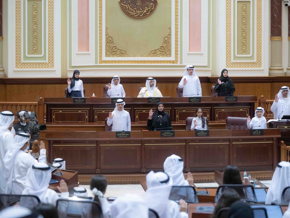 Sultan bin Ahmed inaugurates Children, Youth Shura sessions