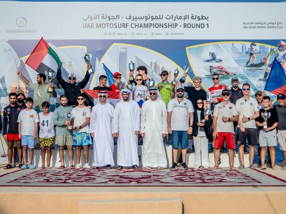الإمارات تحصد 4 ميداليات في ختام الجولة الأولى من البطولة الوطنية للموتوسيرف