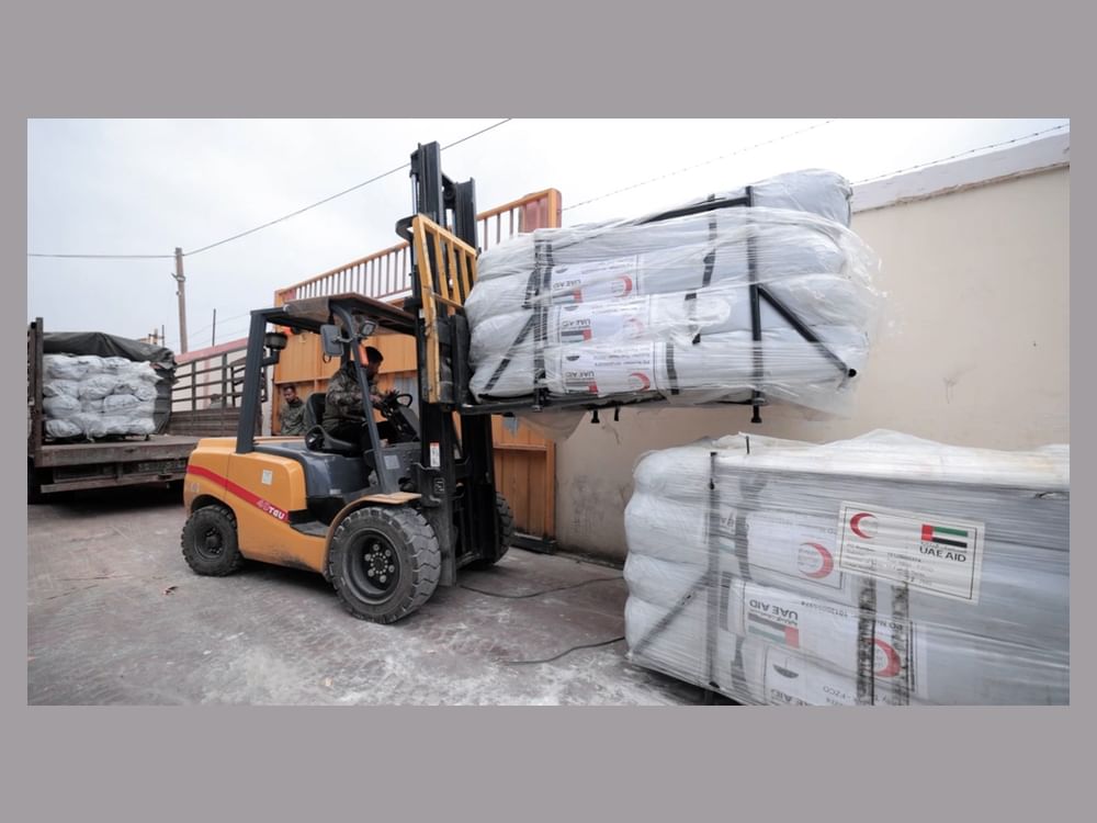 UAE steps up humanitarian efforts in Gaza as winter storm intensifies