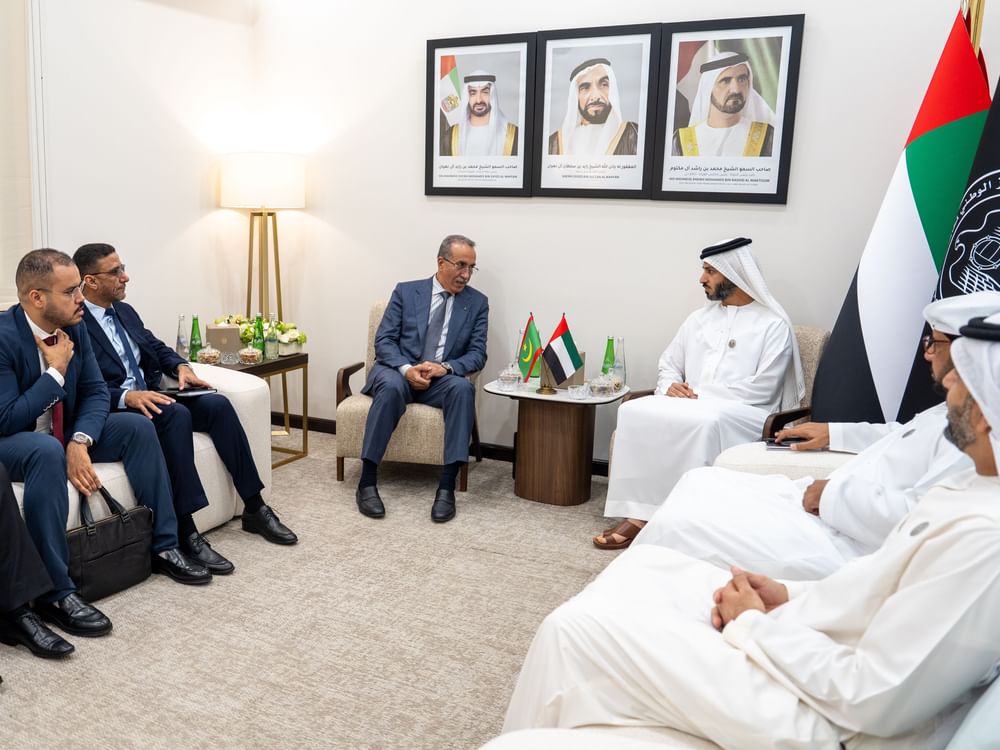 Zayed bin Hamad Al Nahyan, Mauritania's National Security Director-General discuss anti-drug cooperation