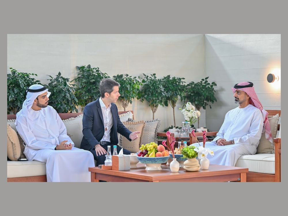 عمار بن حميد يستقبل رئيس مجموعة