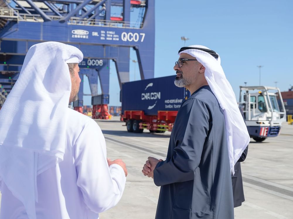 Khaled bin Mohamed bin Zayed inaugurates CMA Terminals Khalifa Port