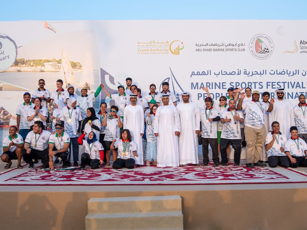 ختام مهرجان الرياضات البحرية لأصحاب الهمم في أبوظبي