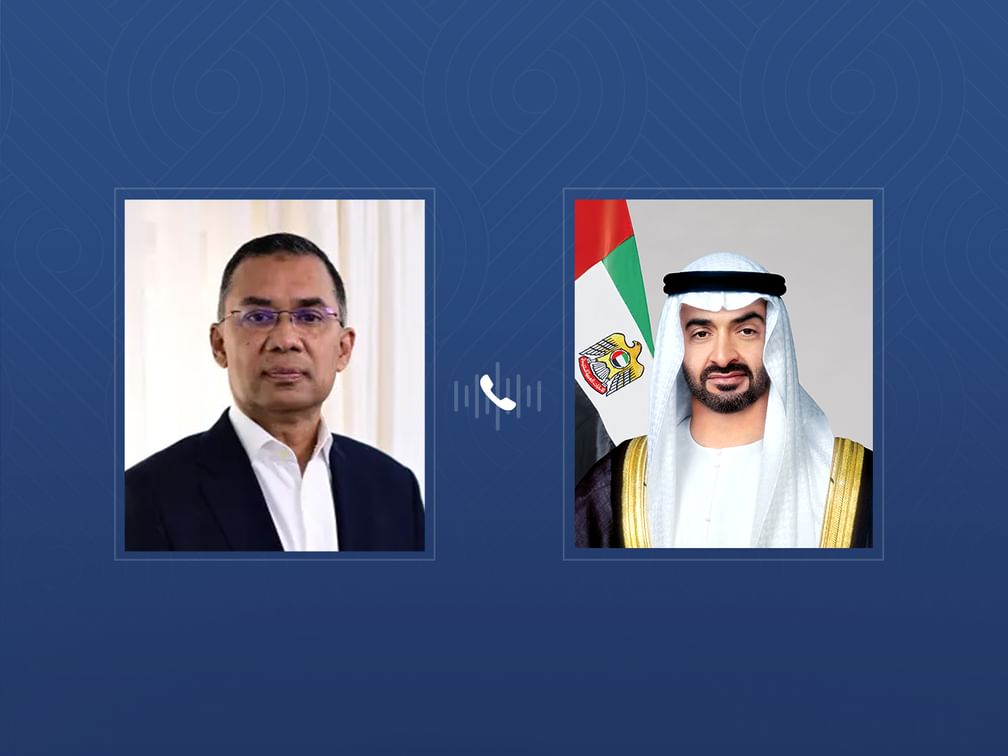 UAE President and Prime Minister of Bangladesh discuss implications of military escalation for regional security and stability