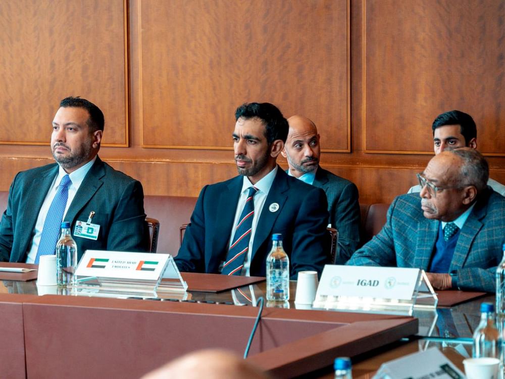 شخبوط بن نهيان يشارك في الاجتماع التشاوري السادس لتعزيز تنسيق مبادرات وجهود السلام في السودان