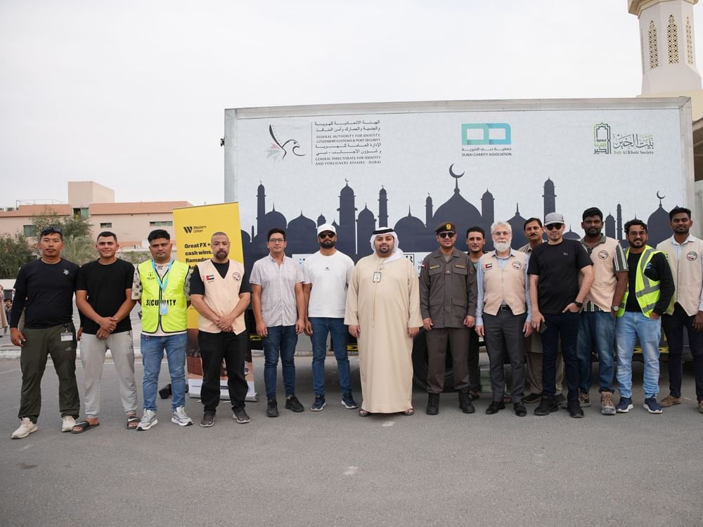 GDRFA’s 'Bus of Goodness' initiative delivers 135,000 Iftar meals to workers