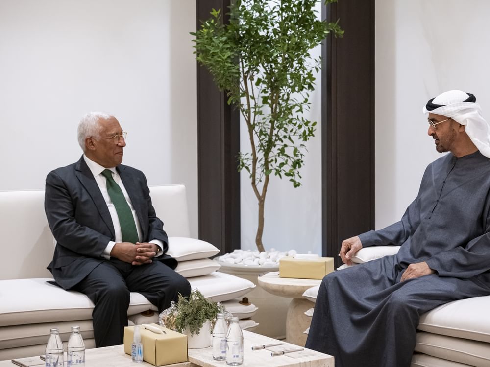 UAE President meets with President of the European Council to discuss regional developments