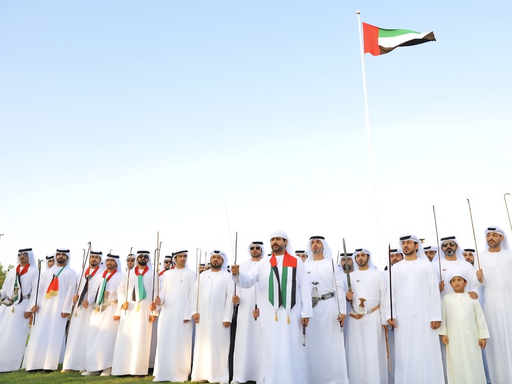 لوحات شعبية وقصائد وطنية تزين احتفال جمعية الشحوح بعيد الاتحاد الـ 54