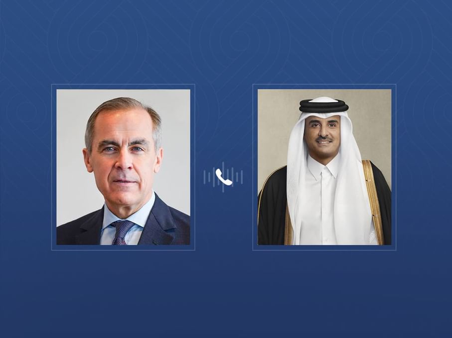 أمير قطر ورئيس وزراء كندا يبحثان هاتفيا المستجدات الإقليمية والدولية