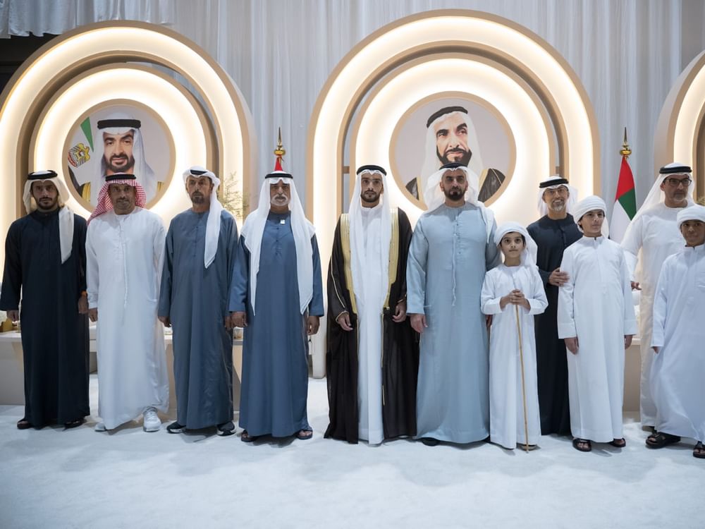 سيف بن زايد وحامد بن زايد يحضران أفراح المزروعي