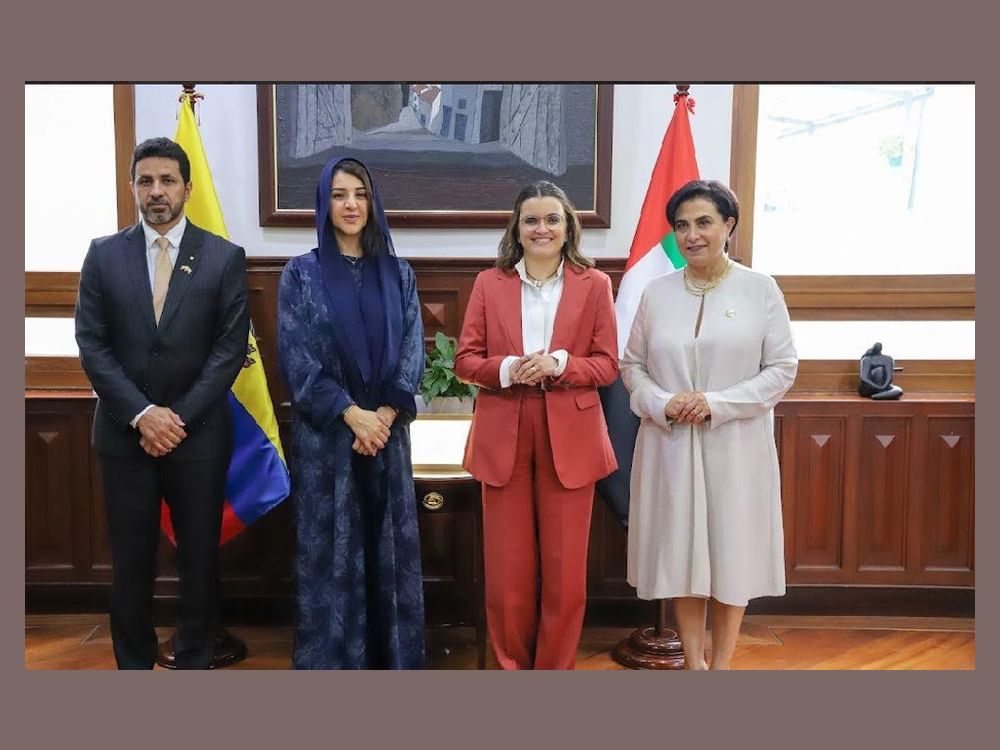 Ministra de Cooperación Internacional de Emiratos concluye una visita oficial a Ecuador y Guyana