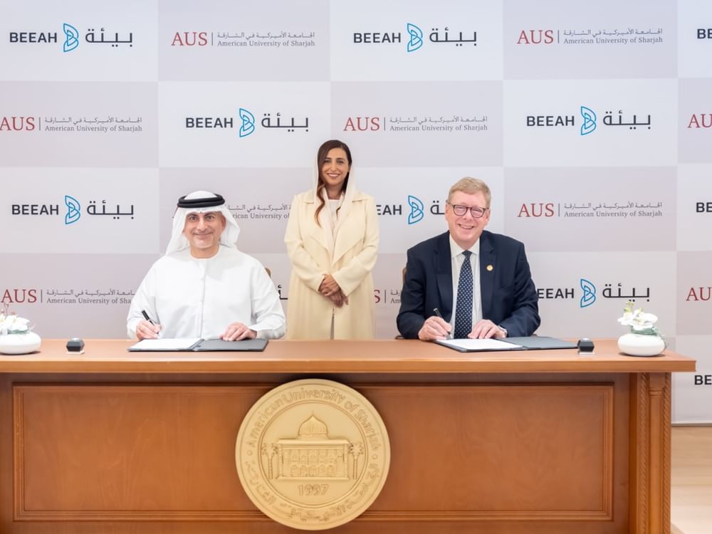AUS, BEEAH launch professorship to advance environmental innovation, sustainability