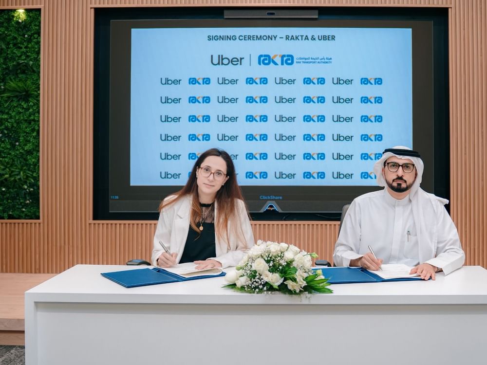 RAKTA, Uber sign agreement to launch smart taxi, limousine booking services in Ras Al Khaimah