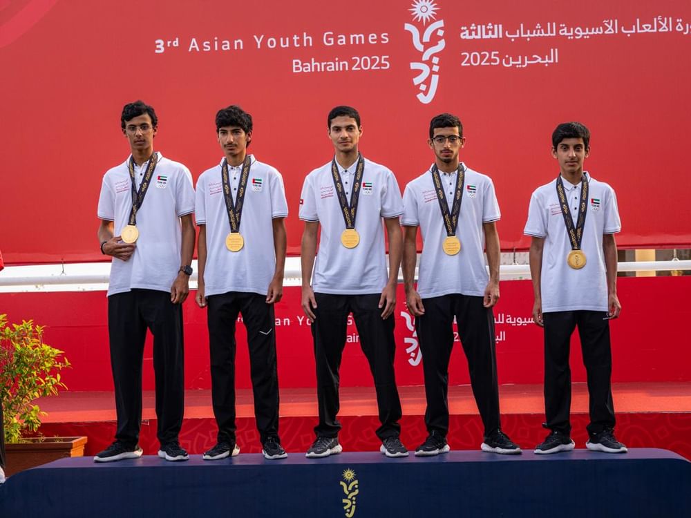 Mansoor bin Mohammed hails UAE’s historic accomplishments at 3rd Asian Youth Games