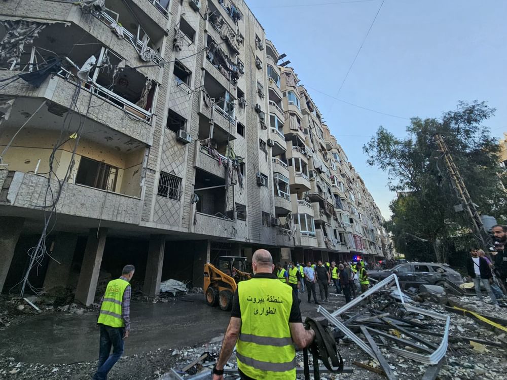 لبنان کے صدر اور وزیراعظم کی بیروت پر اسرائیلی حملے کی شدید مذمت