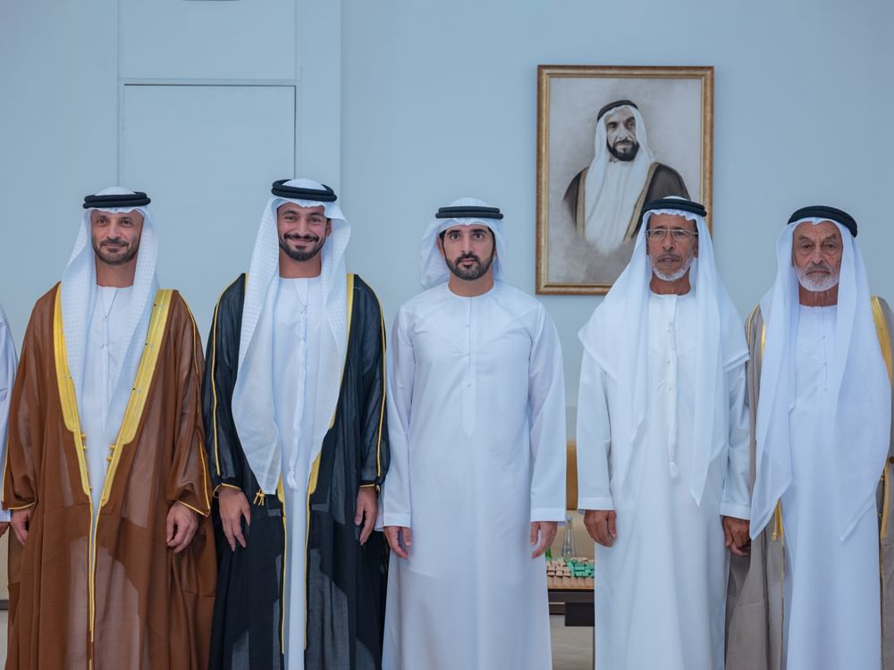  حمدان بن محمد يحضر أفراح الرميثي