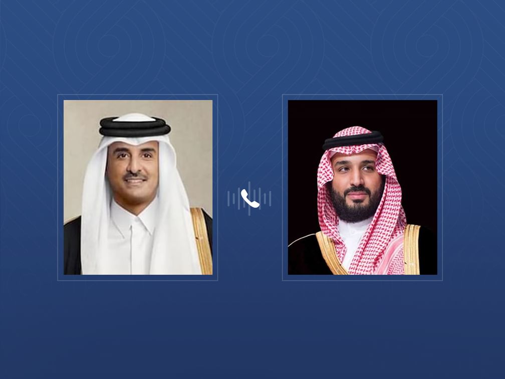 محمد بن سلمان في اتصال بأمير قطر : نقف بشكل تام مع قطر وندين الهجوم الإسرائيلي السافر