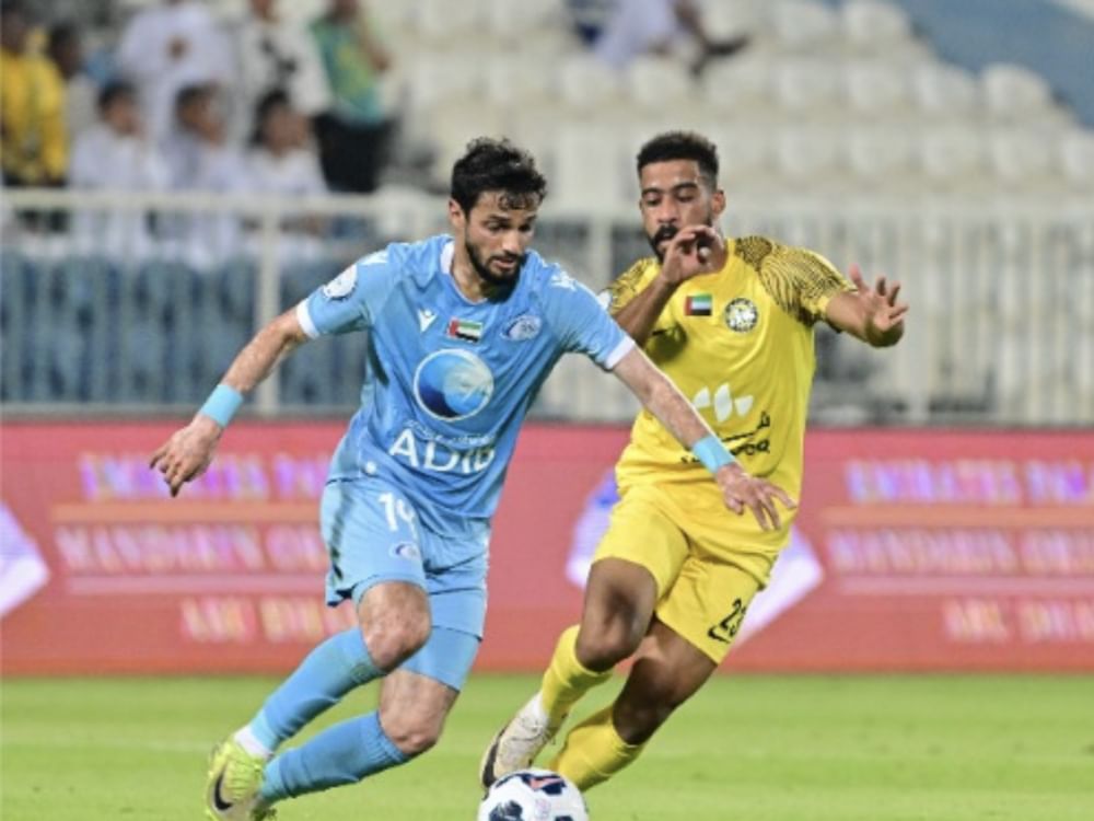 تعادل بني ياس مع كلباء في دوري أدنوك للمحترفين