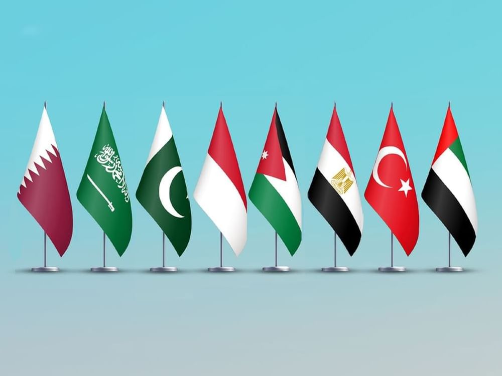 Совместное заявление министров иностранных дел ОАЭ, Турции, Египта, Иордании, Индонезии, Пакистана, Саудовской Аравии и Катара