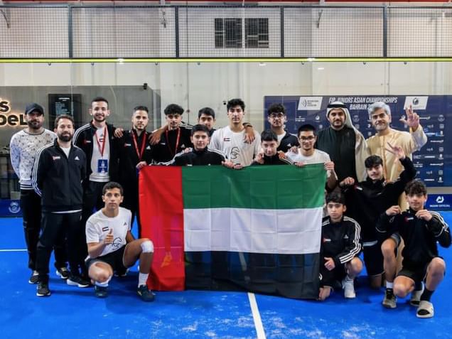 منتخب الإمارات يتأهل لنهائي كأس آسيا للبادل للناشئين