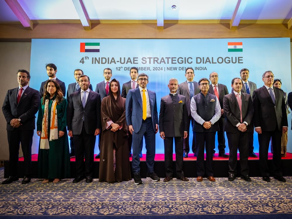 عبدالله بن زايد ووزير خارجية الهند يترأسان أعمال الحوار الاستراتيجي الرابع بين البلدين