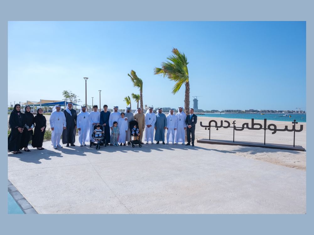 Hamdan bin Mohammed reviews Jumeirah Beach 1 development project